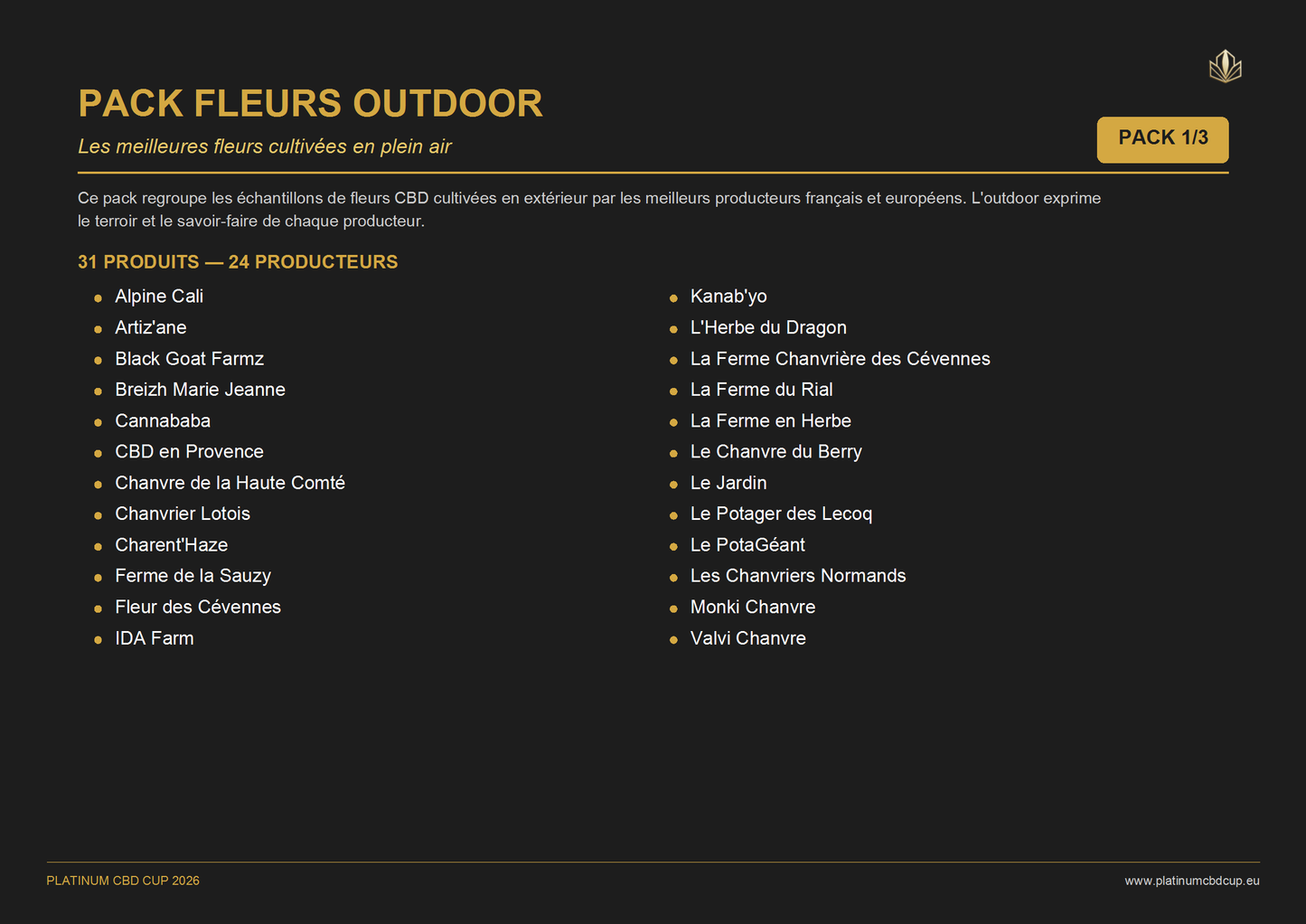 Pack jury - Platinum Cup